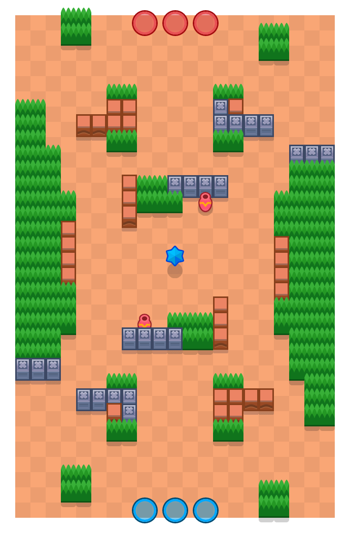Tempelruïne is a Premie Brawl Stars map. Check out Tempelruïne's map picture for Premie and the best and recommended brawlers in Brawl Stars.