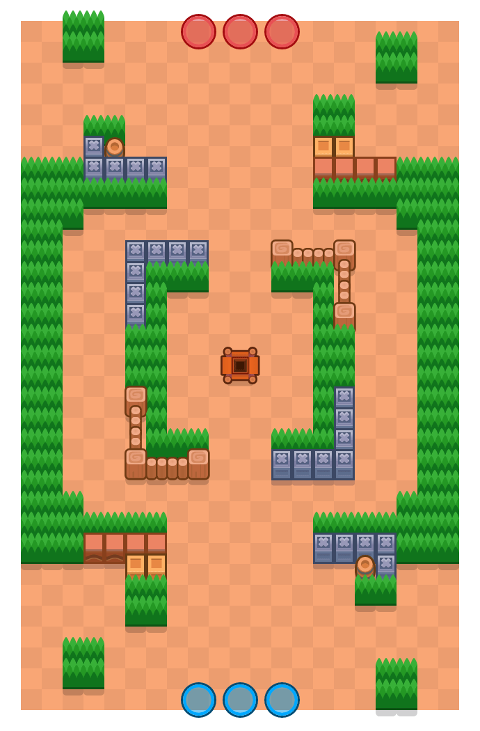 Gem Fort is a Gem Grab Brawl Stars map. Check out Gem Fort's map picture for Gem Grab and the best and recommended brawlers in Brawl Stars.