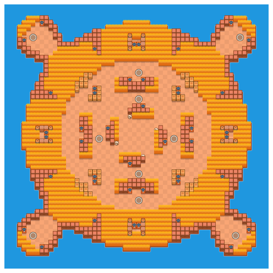 Island Invasion is a Solo Showdown Brawl Stars map. Check out Island Invasion's map picture for Solo Showdown and the best and recommended brawlers in Brawl Stars.