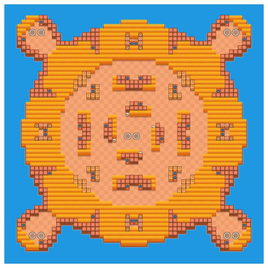 Island Invasion is a Duo Showdown Brawl Stars map. Check out Island Invasion's map picture for Duo Showdown and the best and recommended brawlers in Brawl Stars.