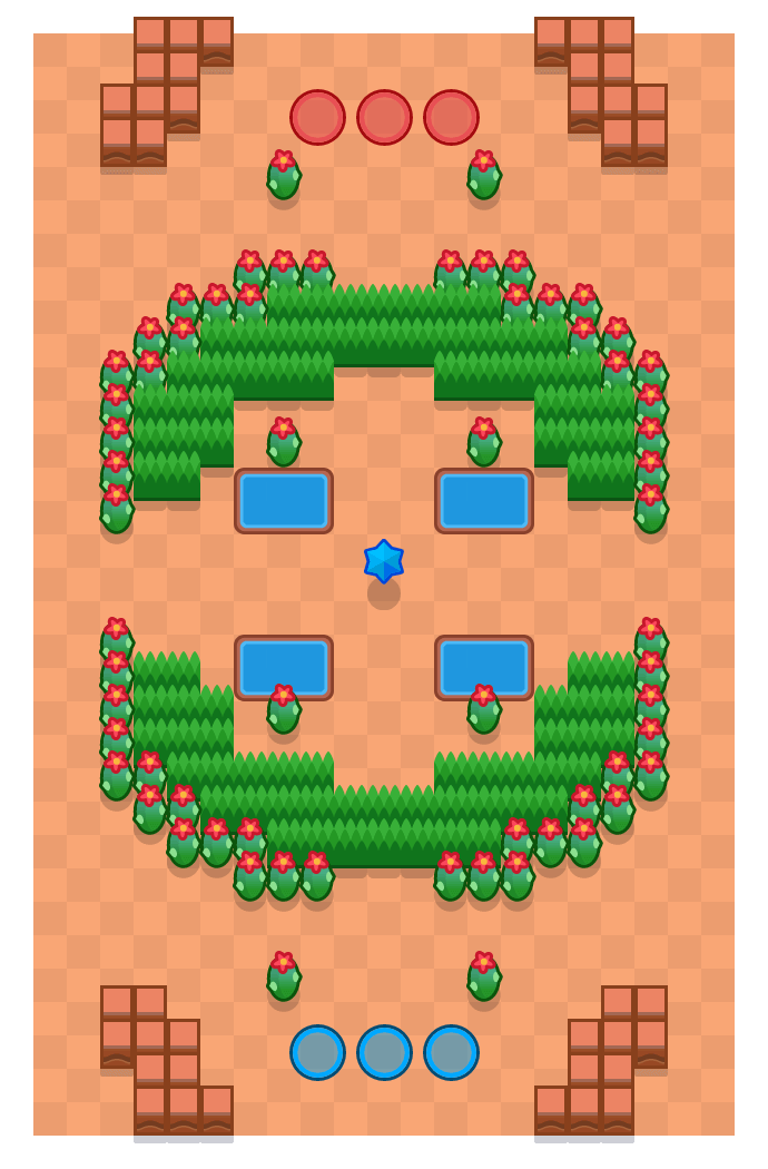 Chuồng Bò tót is a Săn Sao Brawl Stars map. Check out Chuồng Bò tót's map picture for Săn Sao and the best and recommended brawlers in Brawl Stars.