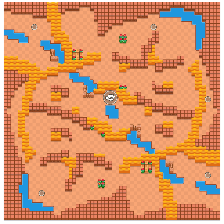 Selva is a Pezzo Grosso Brawl Stars map. Check out Selva's map picture for Pezzo Grosso and the best and recommended brawlers in Brawl Stars.