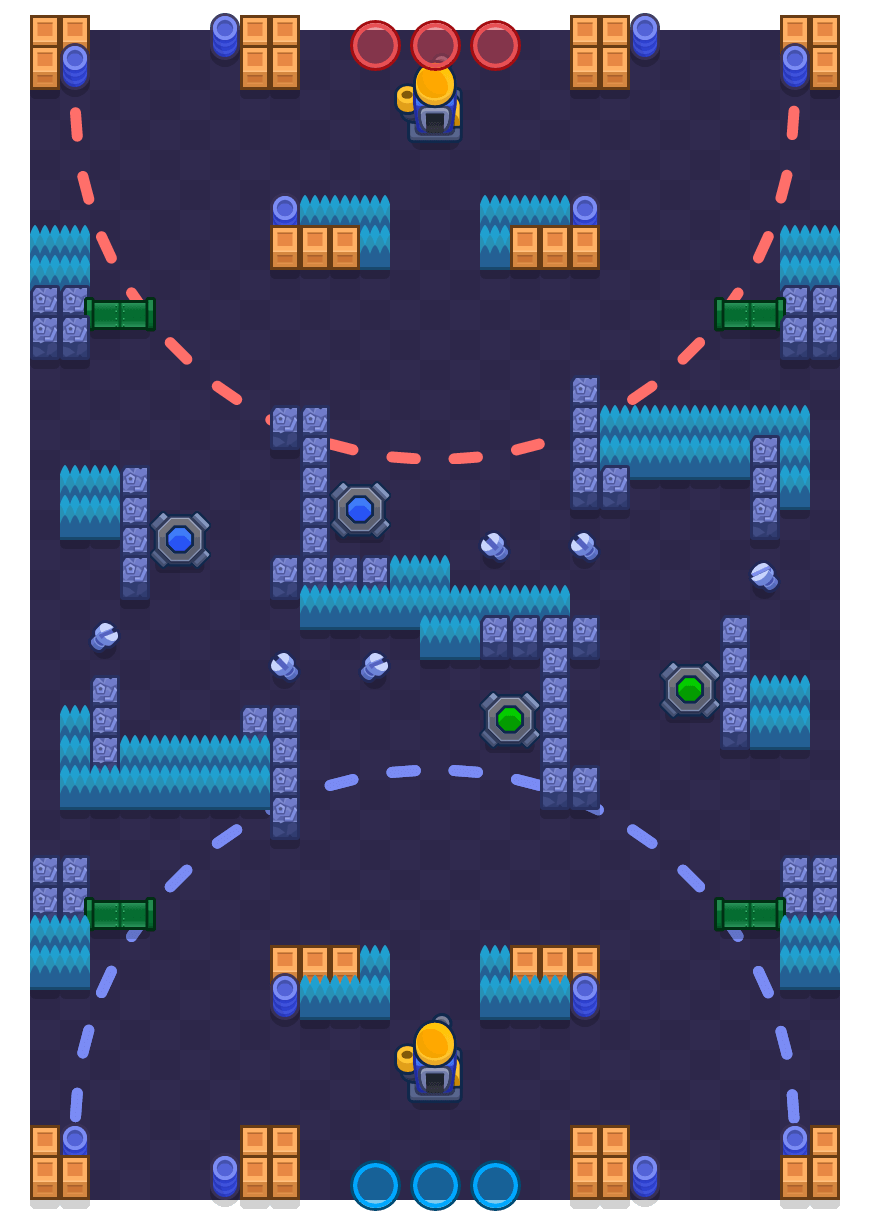 Robo-Highway is a Belagerung Brawl Stars map. Check out Robo-Highway's map picture for Belagerung and the best and recommended brawlers in Brawl Stars.