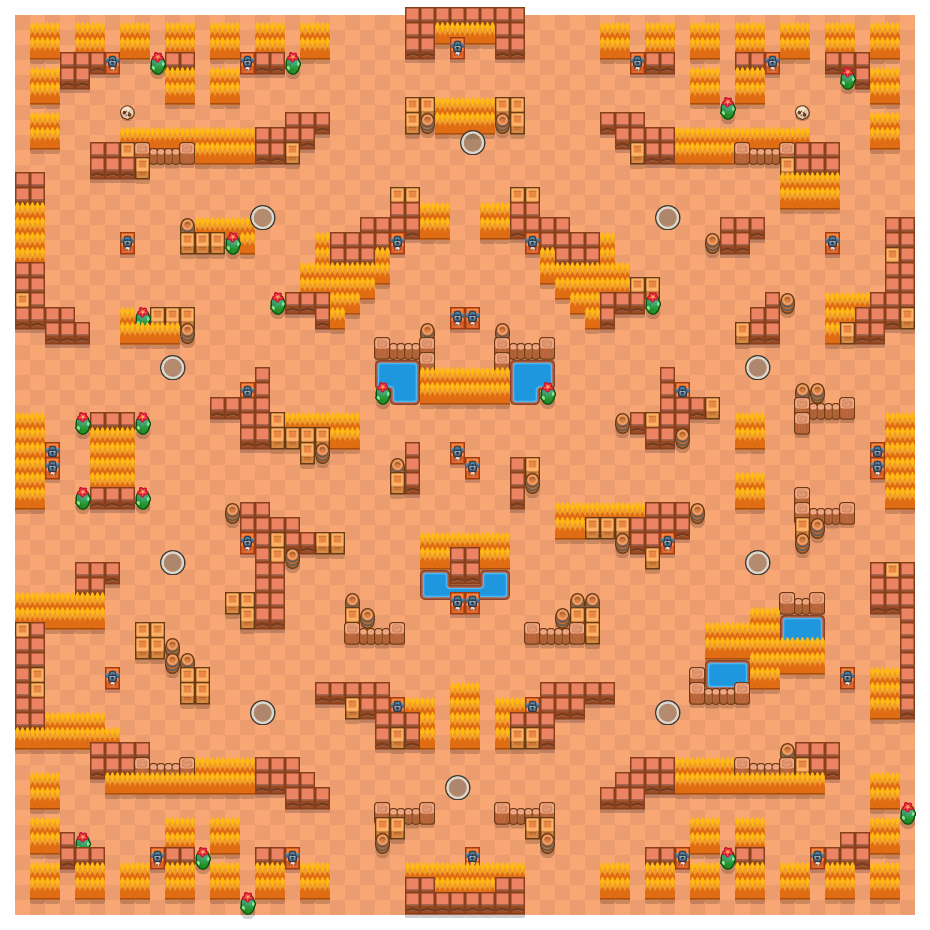 Superstar is a Solo Showdown Brawl Stars map. Check out Superstar's map picture for Solo Showdown and the best and recommended brawlers in Brawl Stars.