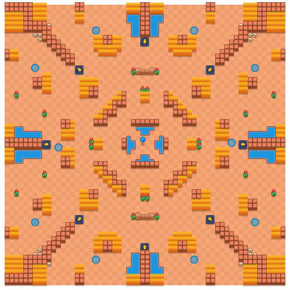 Akute Gefahr is a Starkampf Brawl Stars map. Check out Akute Gefahr's map picture for Starkampf and the best and recommended brawlers in Brawl Stars.