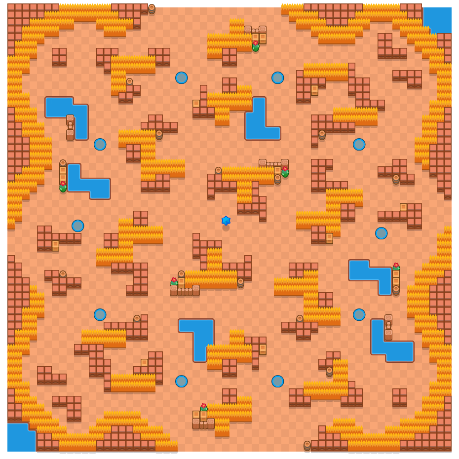 Encrucijadas is a Estrella Solitaria Brawl Stars map. Check out Encrucijadas's map picture for Estrella Solitaria and the best and recommended brawlers in Brawl Stars.
