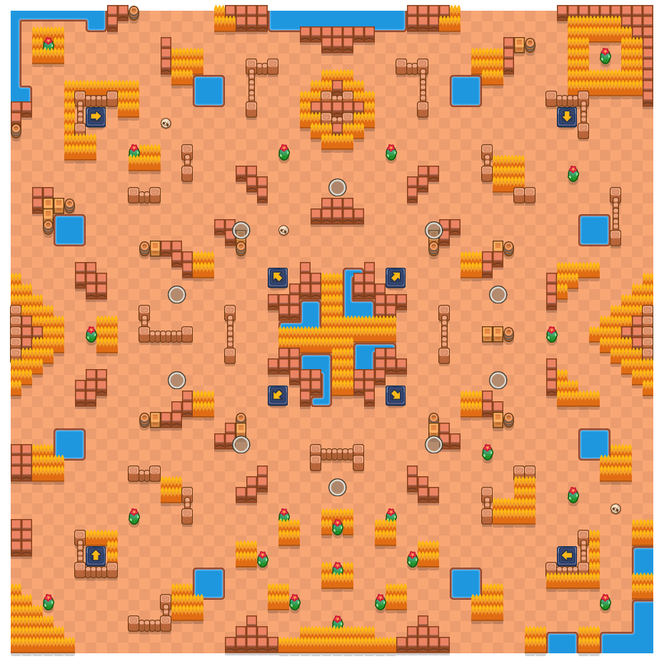 Forsaken Falls is a Solo Showdown Brawl Stars map. Check out Forsaken Falls's map picture for Solo Showdown and the best and recommended brawlers in Brawl Stars.