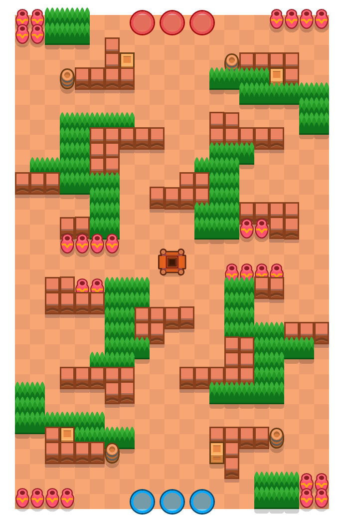 Shabby Shells is a Gem Grab Brawl Stars map. Check out Shabby Shells's map picture for Gem Grab and the best and recommended brawlers in Brawl Stars.