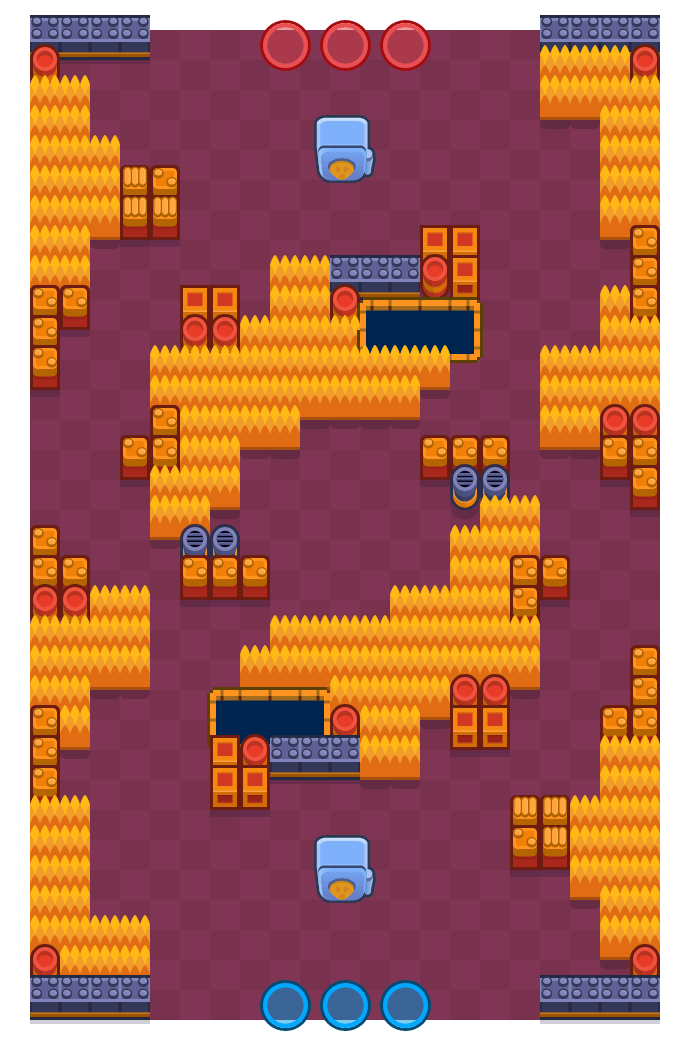 Tornado Ring is a Heist Brawl Stars map. Check out Tornado Ring's map picture for Heist and the best and recommended brawlers in Brawl Stars.