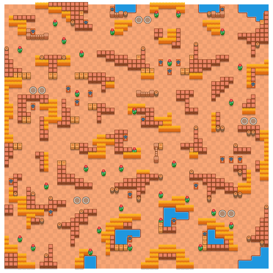 Core Crumble is a Duo Showdown Brawl Stars map. Check out Core Crumble's map picture for Duo Showdown and the best and recommended brawlers in Brawl Stars.