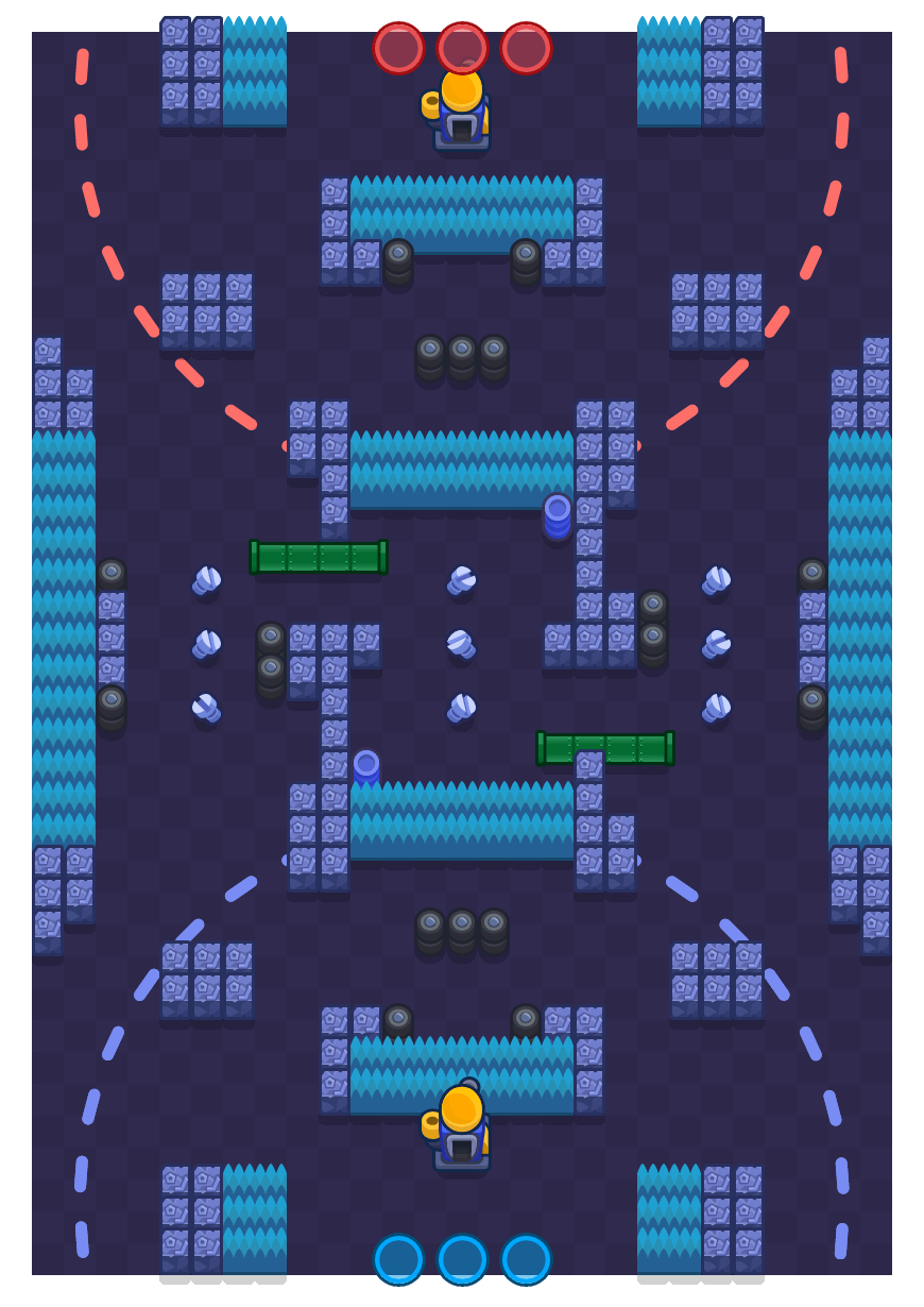 Ramificação is a Encurralado Brawl Stars map. Check out Ramificação's map picture for Encurralado and the best and recommended brawlers in Brawl Stars.