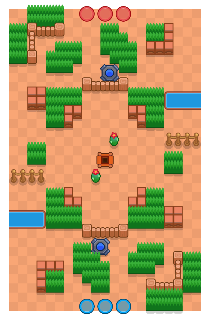 Salto triplo is a Pique-Gema Brawl Stars map. Check out Salto triplo's map picture for Pique-Gema and the best and recommended brawlers in Brawl Stars.