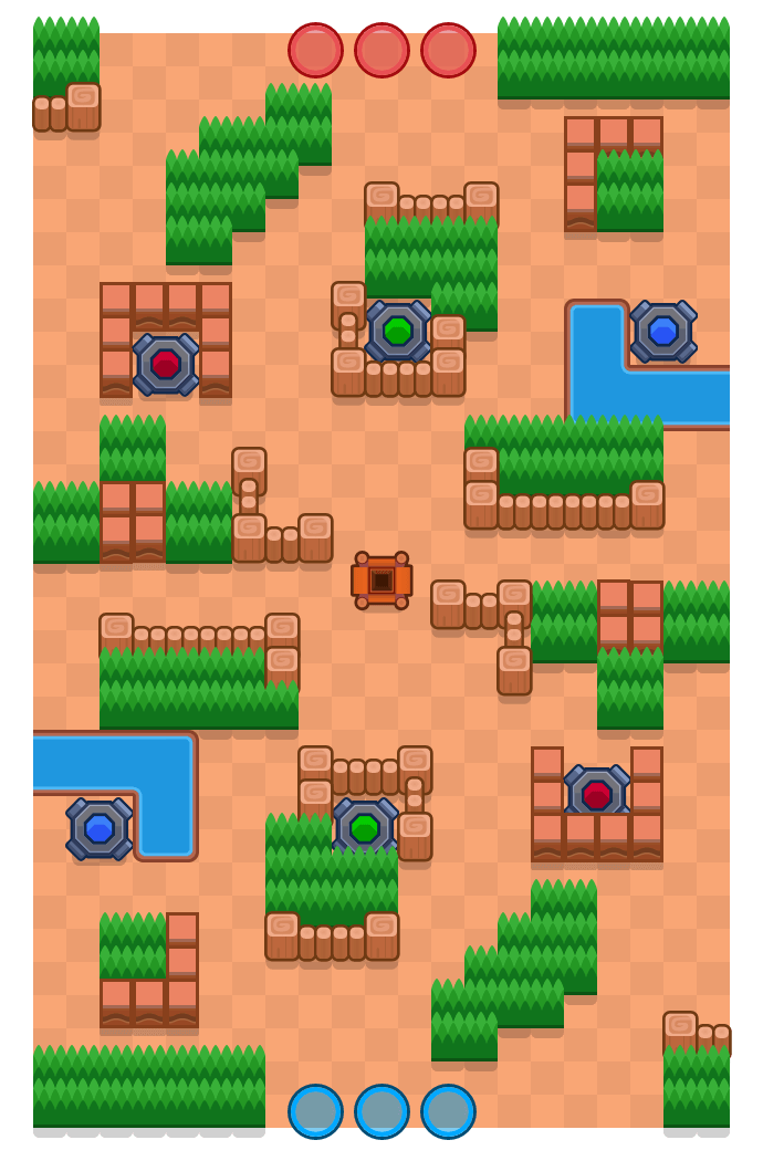Portal saturado is a Pique-Gema Brawl Stars map. Check out Portal saturado's map picture for Pique-Gema and the best and recommended brawlers in Brawl Stars.
