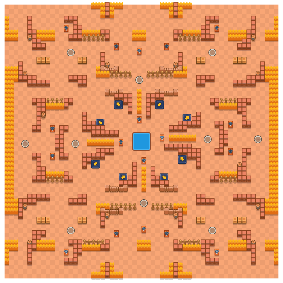 Will of the Wisp is a Solo Showdown Brawl Stars map. Check out Will of the Wisp's map picture for Solo Showdown and the best and recommended brawlers in Brawl Stars.