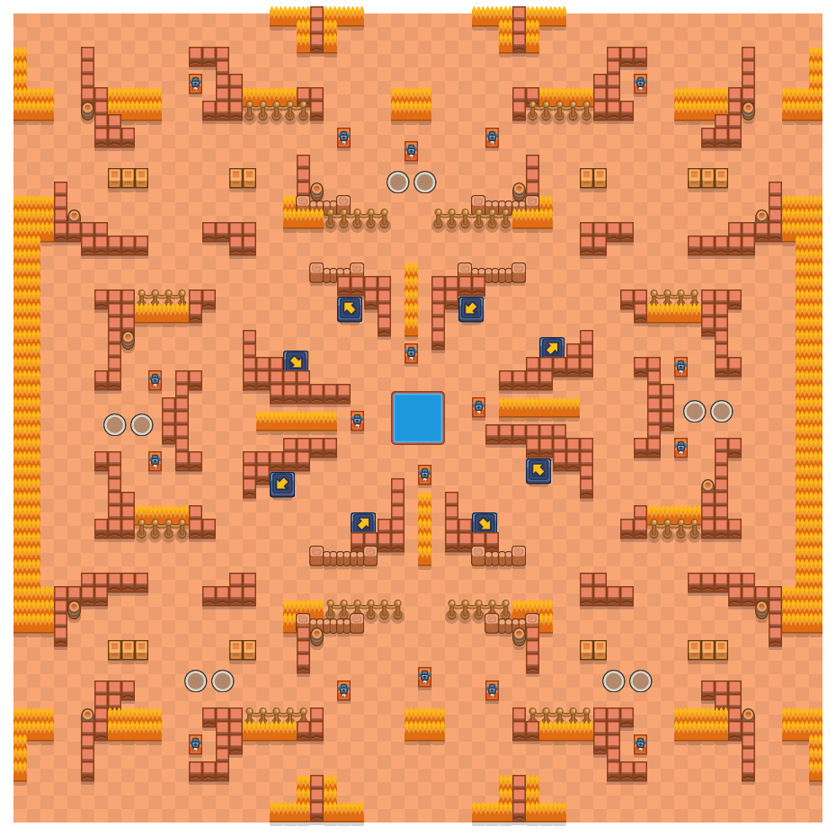 Will Of The Wisp is a Duo Showdown Brawl Stars map. Check out Will Of The Wisp's map picture for Duo Showdown and the best and recommended brawlers in Brawl Stars.