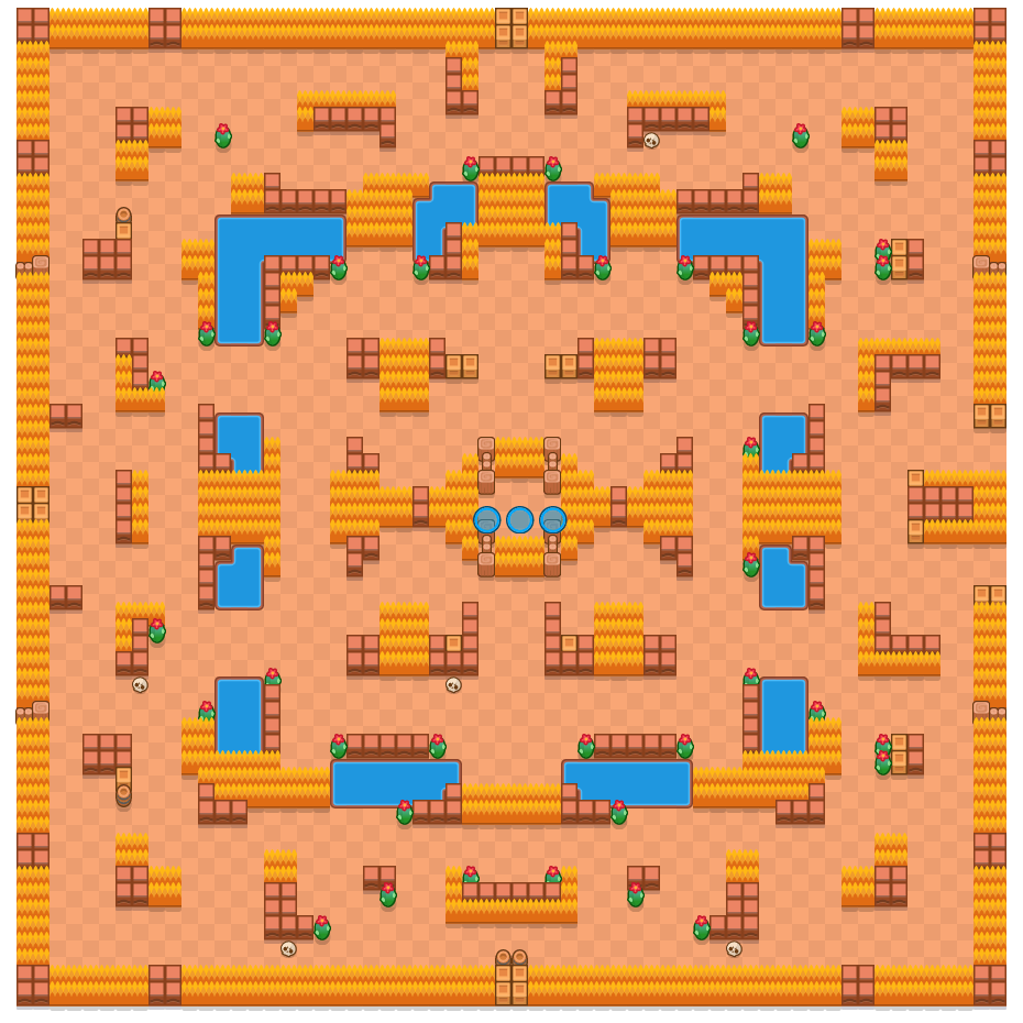 A tope is a Pelea Robótica Brawl Stars map. Check out A tope's map picture for Pelea Robótica and the best and recommended brawlers in Brawl Stars.