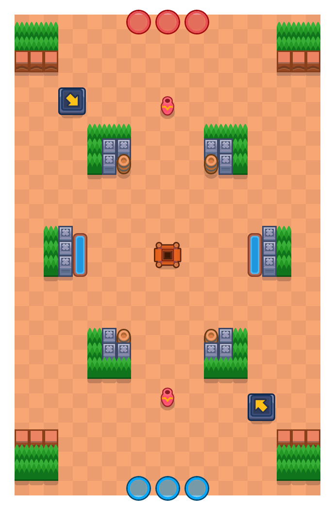 Salón recreativo rústico is a Atrapagemas Brawl Stars map. Check out Salón recreativo rústico's map picture for Atrapagemas and the best and recommended brawlers in Brawl Stars.