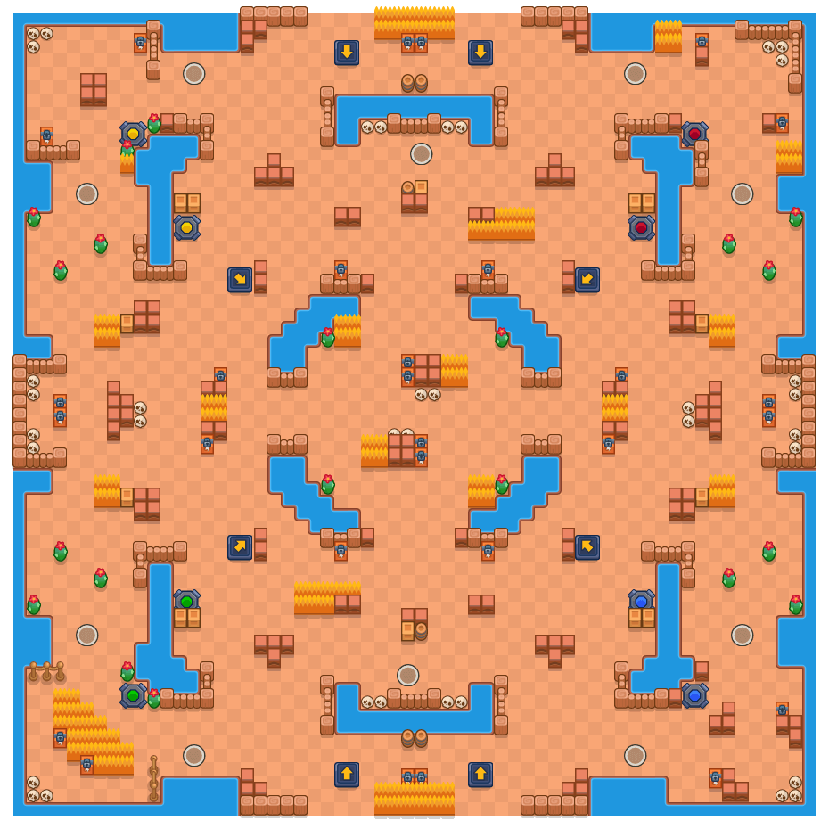 Dark Fantasies is a Solo Showdown Brawl Stars map. Check out Dark Fantasies's map picture for Solo Showdown and the best and recommended brawlers in Brawl Stars.