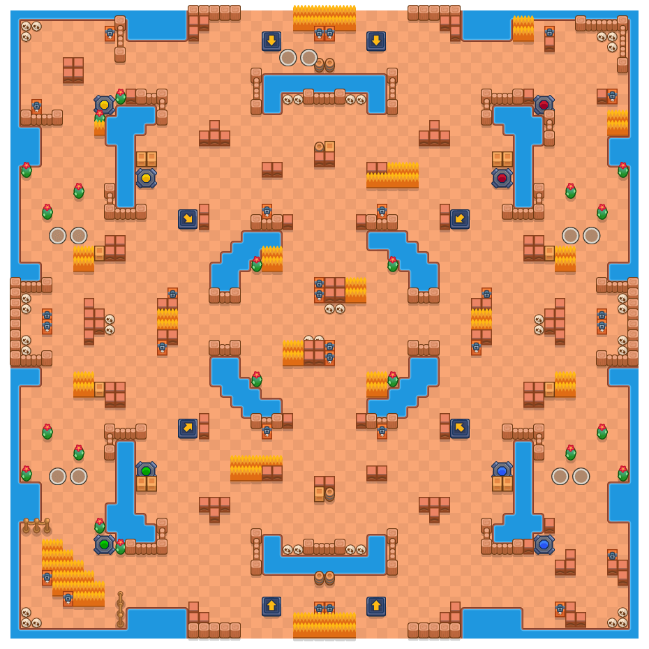 Dark Fantasies is a Duo Showdown Brawl Stars map. Check out Dark Fantasies's map picture for Duo Showdown and the best and recommended brawlers in Brawl Stars.