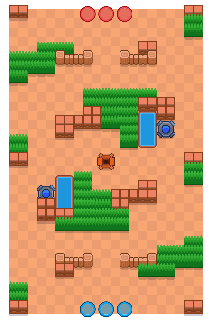 Gem Bash is a Gem Grab Brawl Stars map. Check out Gem Bash's map picture for Gem Grab and the best and recommended brawlers in Brawl Stars.