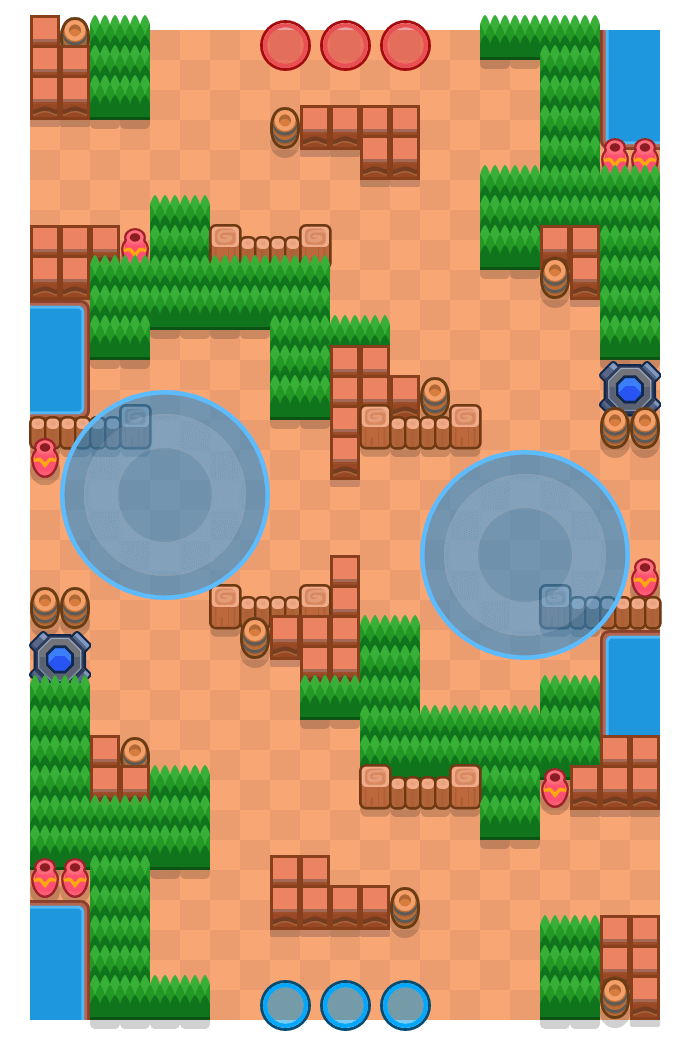 Teletransporte is a Zona Estratégica Brawl Stars map. Check out Teletransporte's map picture for Zona Estratégica and the best and recommended brawlers in Brawl Stars.