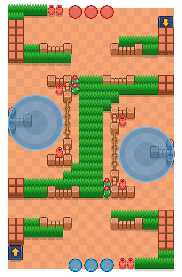 Sabotage Strip is a Hot Zone Brawl Stars map. Check out Sabotage Strip's map picture for Hot Zone and the best and recommended brawlers in Brawl Stars.
