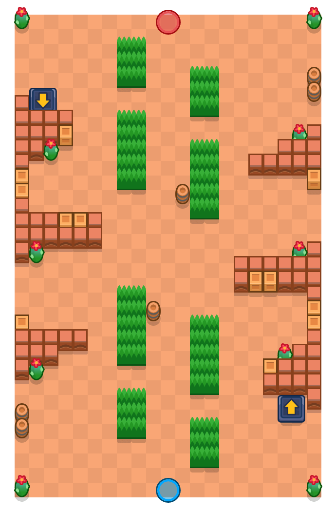 Via del guerriero is a Duelli Brawl Stars map. Check out Via del guerriero's map picture for Duelli and the best and recommended brawlers in Brawl Stars.