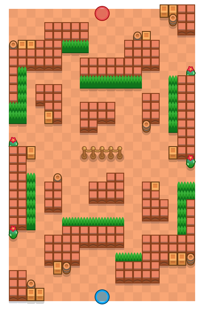 Barrancos rígidos is a Duelos Brawl Stars map. Check out Barrancos rígidos's map picture for Duelos and the best and recommended brawlers in Brawl Stars.