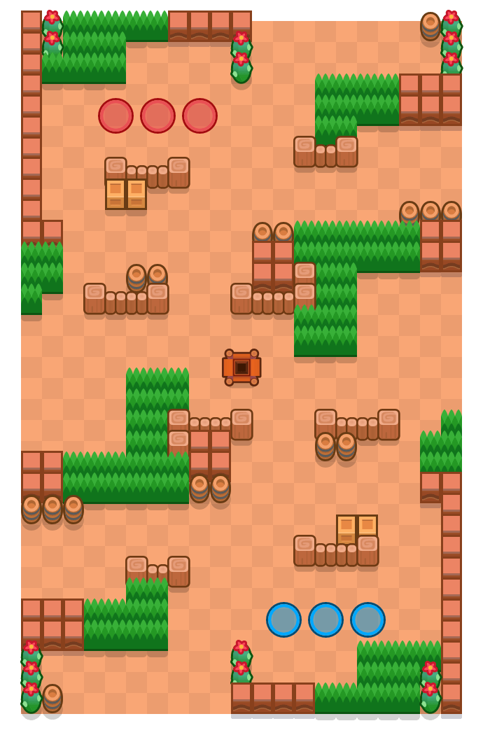 Opposing Forts is a Gem Grab Brawl Stars map. Check out Opposing Forts's map picture for Gem Grab and the best and recommended brawlers in Brawl Stars.