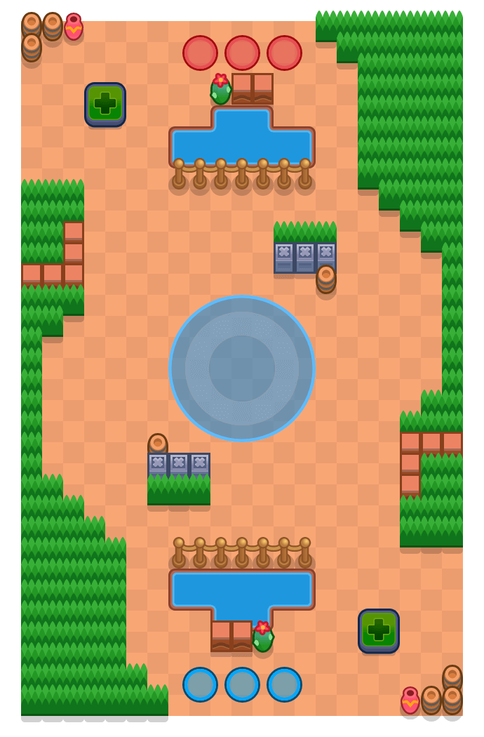 Zona aperta is a Dominio Brawl Stars map. Check out Zona aperta's map picture for Dominio and the best and recommended brawlers in Brawl Stars.