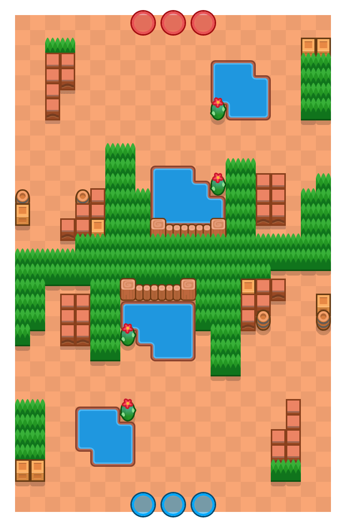 Hidden Enemy is a Knockout Brawl Stars map. Check out Hidden Enemy's map picture for Knockout and the best and recommended brawlers in Brawl Stars.
