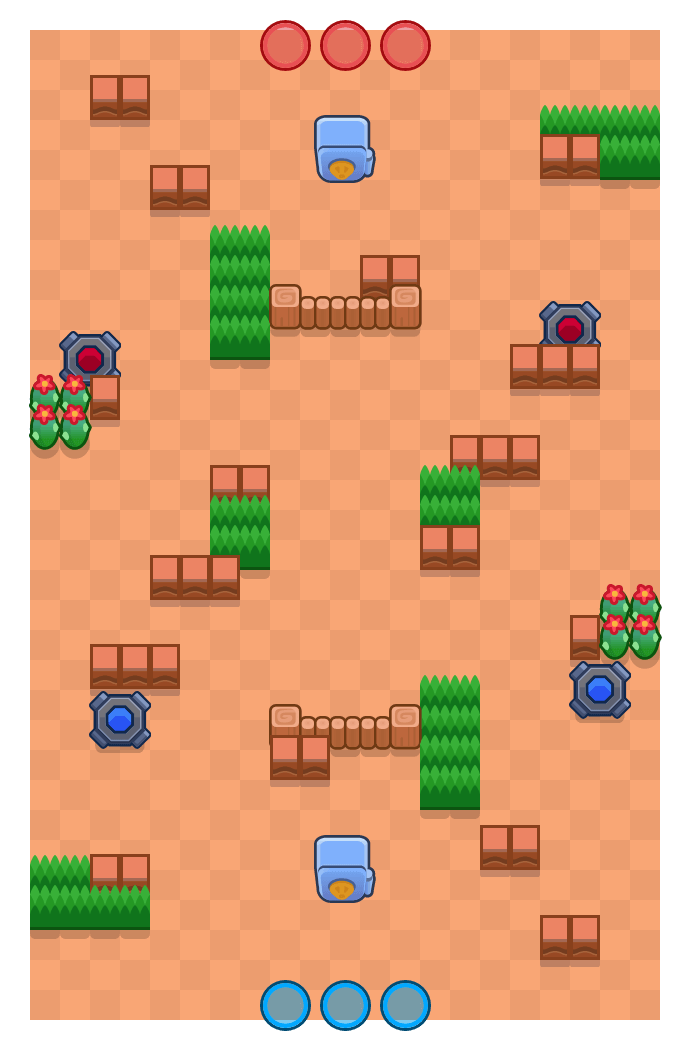 River Banks is a Heist Brawl Stars map. Check out River Banks's map picture for Heist and the best and recommended brawlers in Brawl Stars.