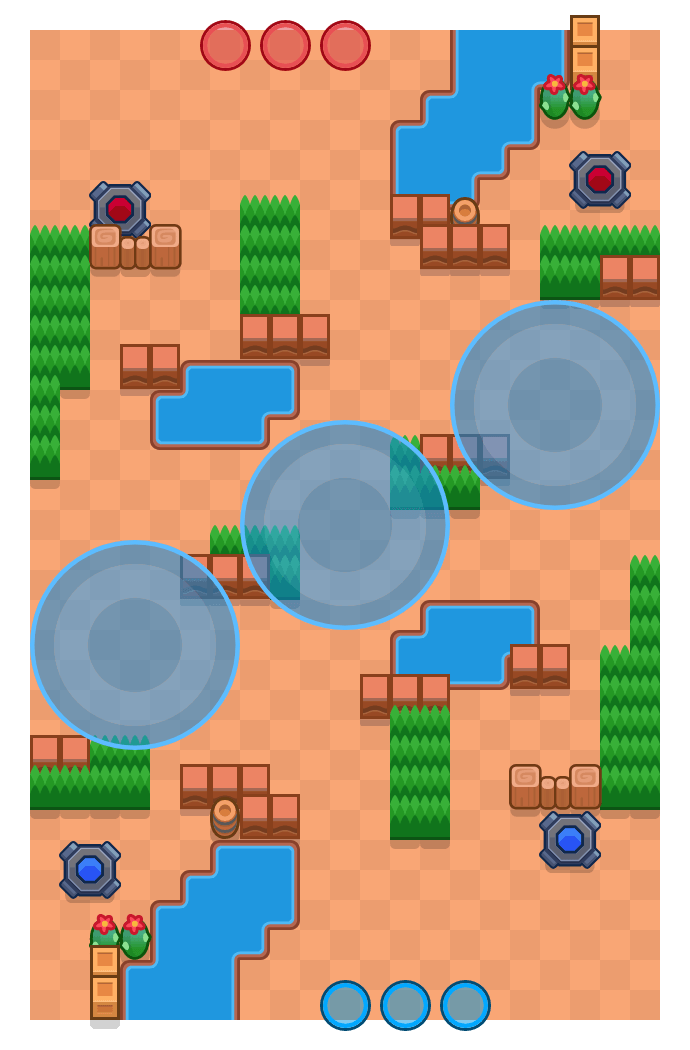 Trident is a Hot Zone Brawl Stars map. Check out Trident's map picture for Hot Zone and the best and recommended brawlers in Brawl Stars.