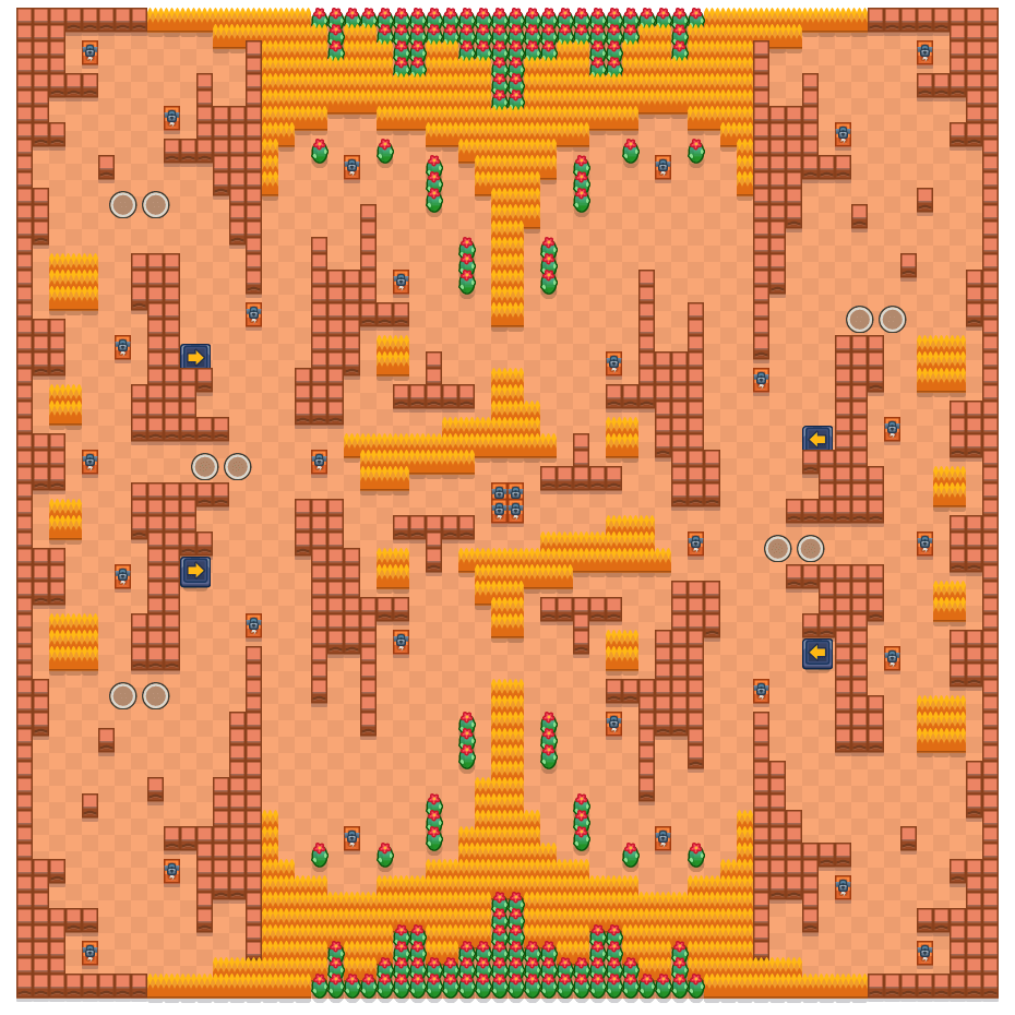 Lush Poles is a Duo Showdown Brawl Stars map. Check out Lush Poles's map picture for Duo Showdown and the best and recommended brawlers in Brawl Stars.