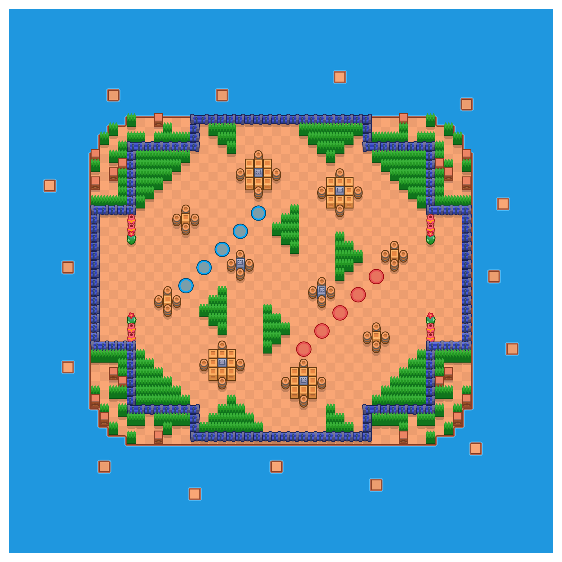 Cool Shapes is a Brawl Ball Brawl Stars map. Check out Cool Shapes's map picture for Brawl Ball and the best and recommended brawlers in Brawl Stars.
