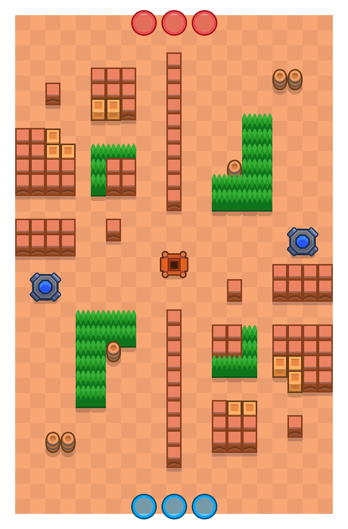 Warehouse is a Gem Grab Brawl Stars map. Check out Warehouse's map picture for Gem Grab and the best and recommended brawlers in Brawl Stars.