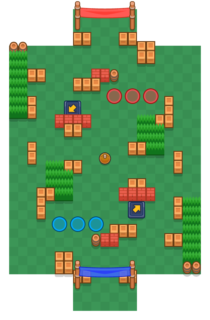 Rush is a Brawl Ball Brawl Stars map. Check out Rush's map picture for Brawl Ball and the best and recommended brawlers in Brawl Stars.