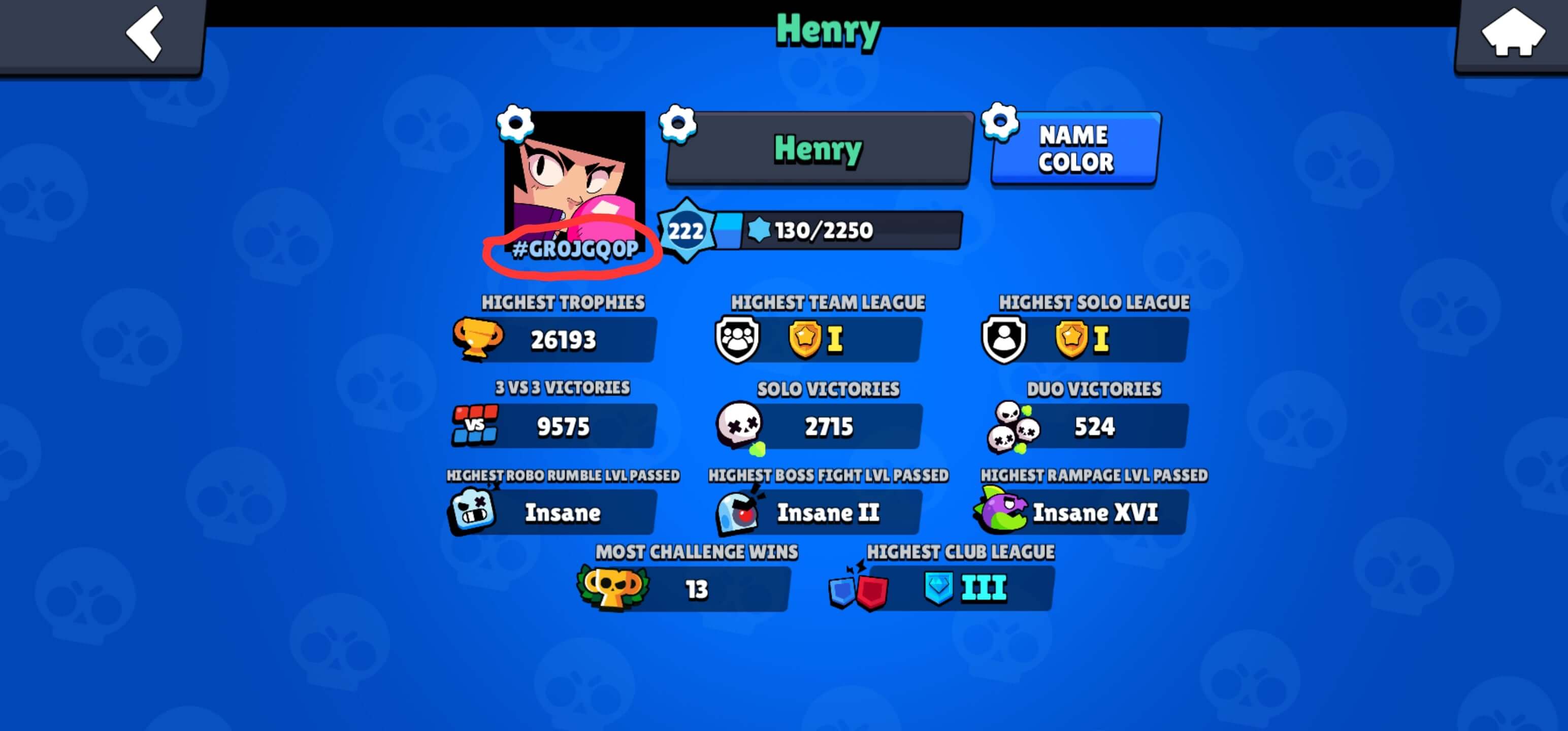 Stat brawl star